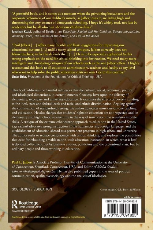 Produktbild: Left Behind: The Public Education Crisis in the United States