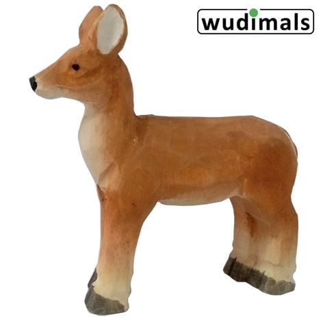 Produktbild: Wudimals A040706 - Reh, Deer, handgeschnitzt aus Holz