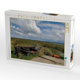 Produktbild: CALVENDO Puzzle Sonne und Wolken am Bodden auf R&uuml;gen | 1000 Teile Lege-Gr&ouml;&szlig;e 64x48cm Foto-Puzzle f&uuml;r gl&uuml;ckliche Stunden