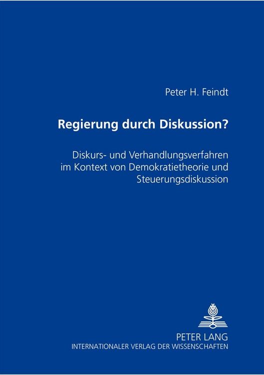 Produktbild: Regierung durch Diskussion?