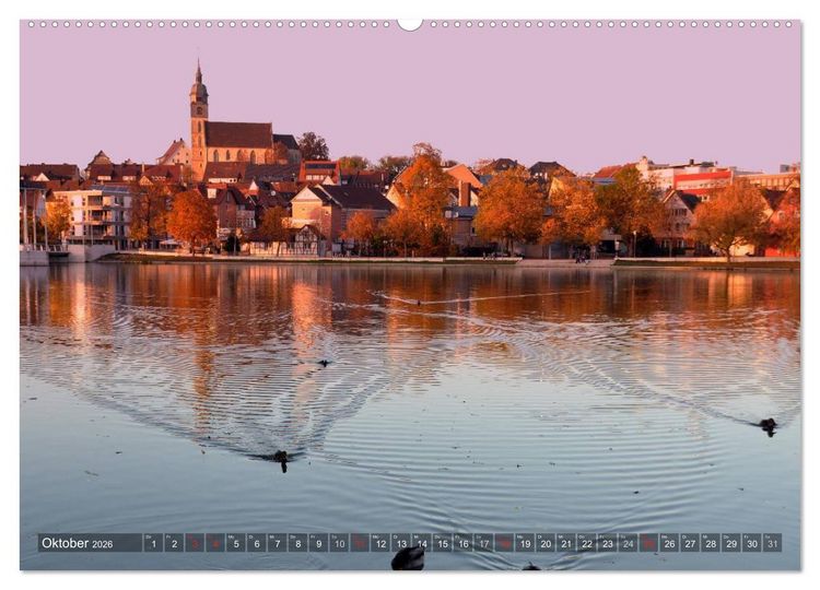 Produktbild: Spaziergang in B&ouml;blingen (hochwertiger Premium Wandkalender 2026 DIN A2 quer), Kunstdruck in Hochglanz