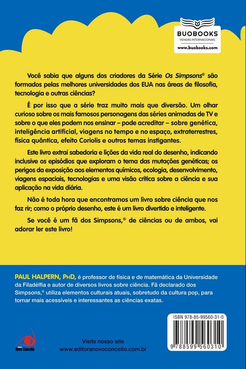Produktbild: Os Simpsons e a Ci&ecirc;ncia