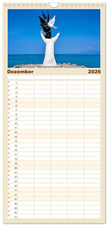 Produktbild: Familienplaner 2026 - Urlaub in Kusadasi - Sonne, Strand und Kultur in der T&uuml;rkei mit 5 Spalten (Wandkalender, 21 x 45 cm) CALVENDO