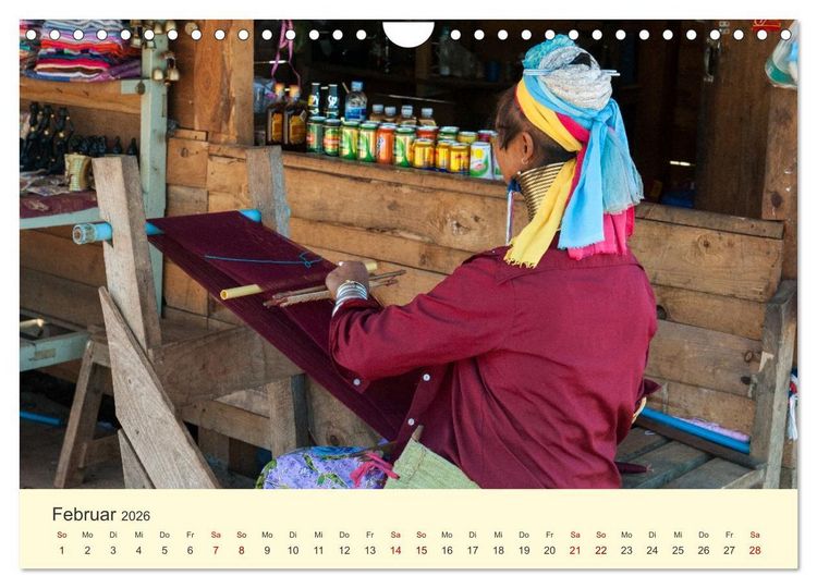 Produktbild: Leben in Myanmar (Wandkalender 2026 DIN A4 quer), CALVENDO Monatskalender
