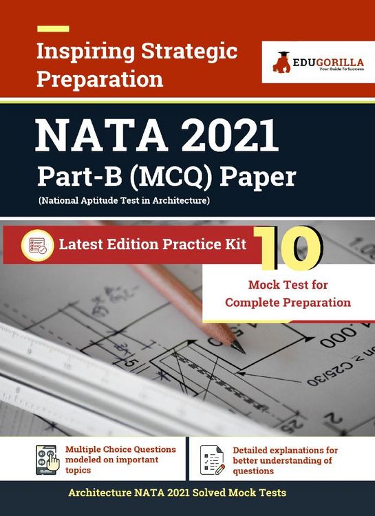 Produktbild: NATA Architechture Entrance Exam 2021 | 10 Full-length Mock tests (Solved) | Latest Edition as per National Aptitute Test Syllabus