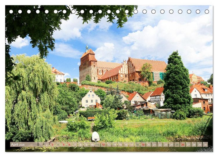 Produktbild: Die Hansest&auml;dte Kyritz und Havelberg (Tischkalender 2026 DIN A5 quer), CALVENDO Monatskalender