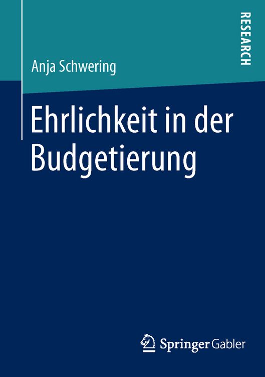 Produktbild: Ehrlichkeit in der Budgetierung