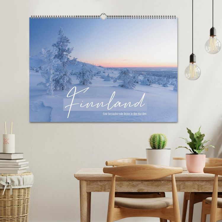 Produktbild: Finnland - Eine bezaubernde Reise in den Norden. (Wandkalender 2026 DIN A2 quer), CALVENDO Monatskalender