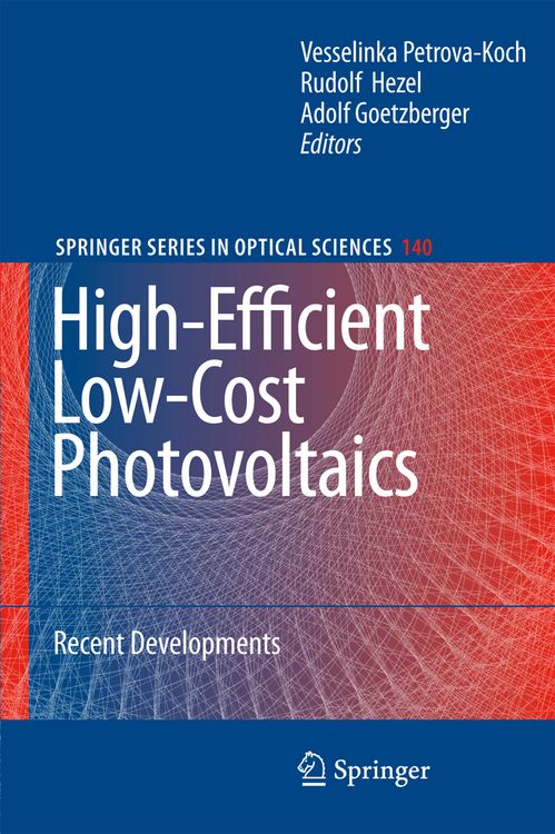 Produktbild: High-Efficient Low-Cost Photovoltaics