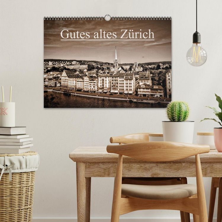 Produktbild: Gutes altes Z&uuml;rich (Wandkalender 2026 DIN A3 quer), CALVENDO Monatskalender