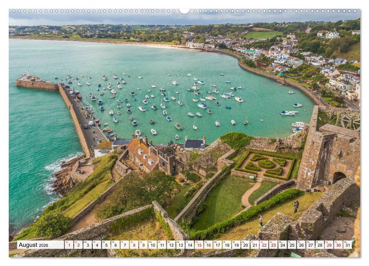 Produktbild: Jersey - Die Insel im &Auml;rmelkanal (hochwertiger Premium Wandkalender 2026 DIN A2 quer), Kunstdruck in Hochglanz