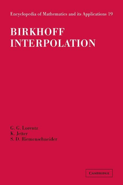 Produktbild: Birkhoff Interpolation