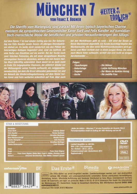 Produktbild: M&uuml;nchen 7 - Staffel 5 [3 DVDs]