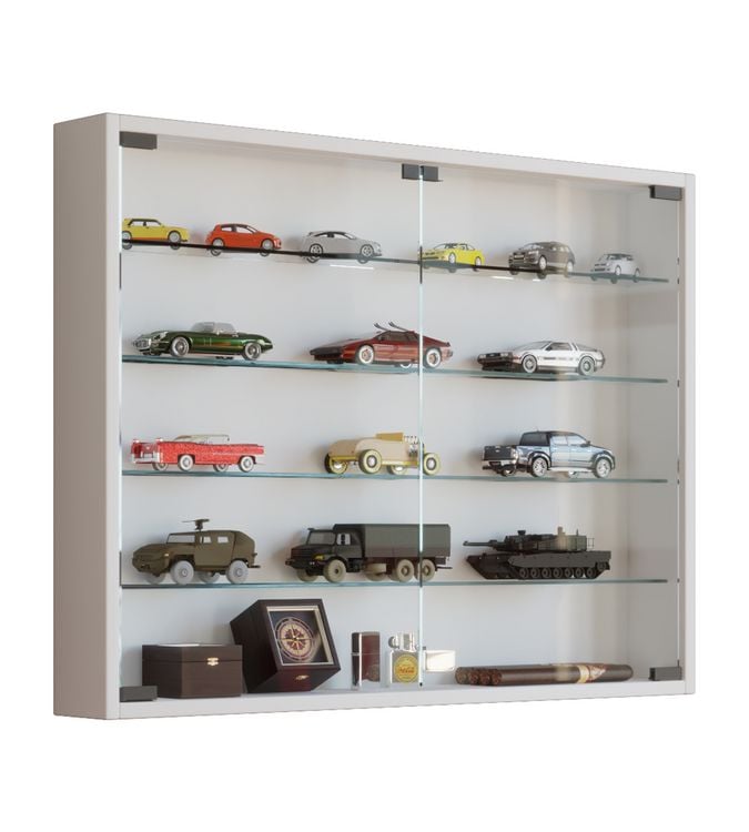 Produktbild: H&auml;ngevitrine Wandvitrine Sammel Deko Mandosa L
