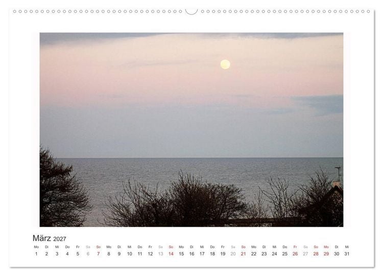 Produktbild: Sonneninsel Bornholm (hochwertiger Premium Wandkalender 2027 DIN A2 quer), Kunstdruck in Hochglanz