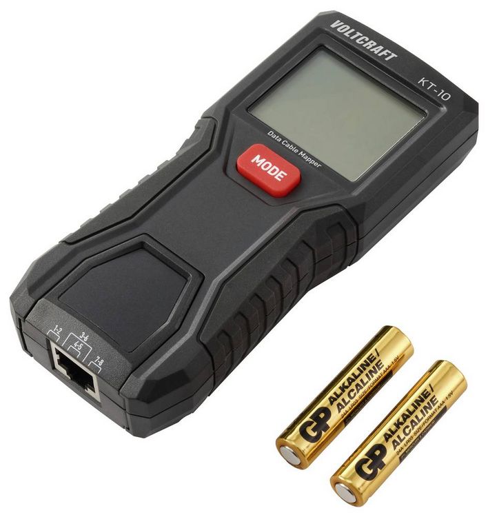 Produktbild: VOLTCRAFT Kabeltester KT-10 Datenkabel-Mapper