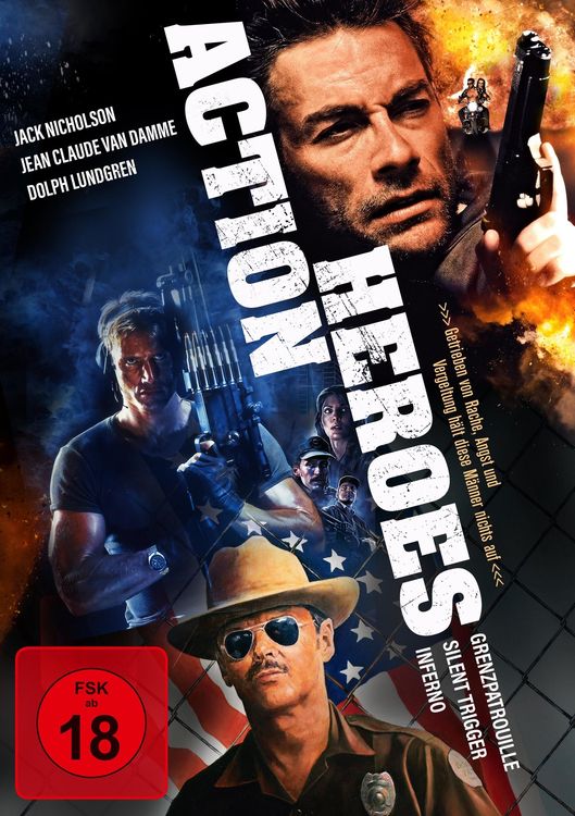 Produktbild: Action Heroes - Grenzpatrouille, Silent Trigger, Inferno [3 DVDs]