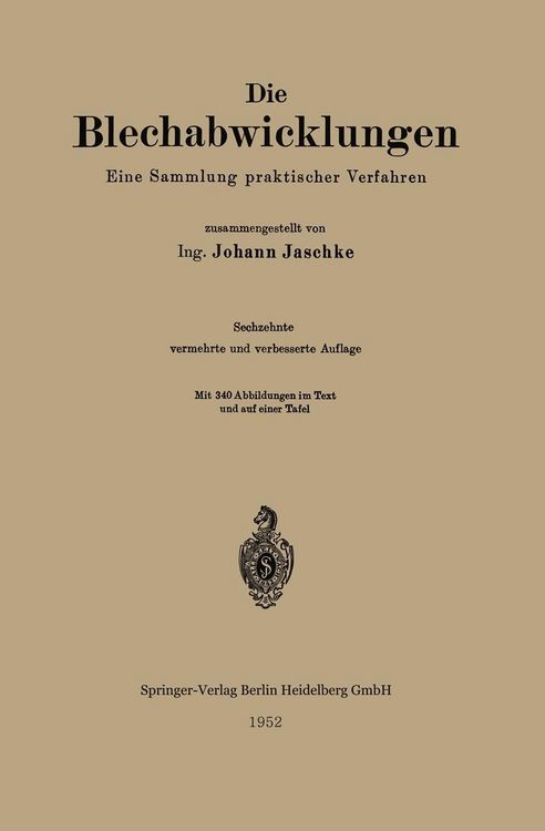 Produktbild: Die Blechabwicklungen