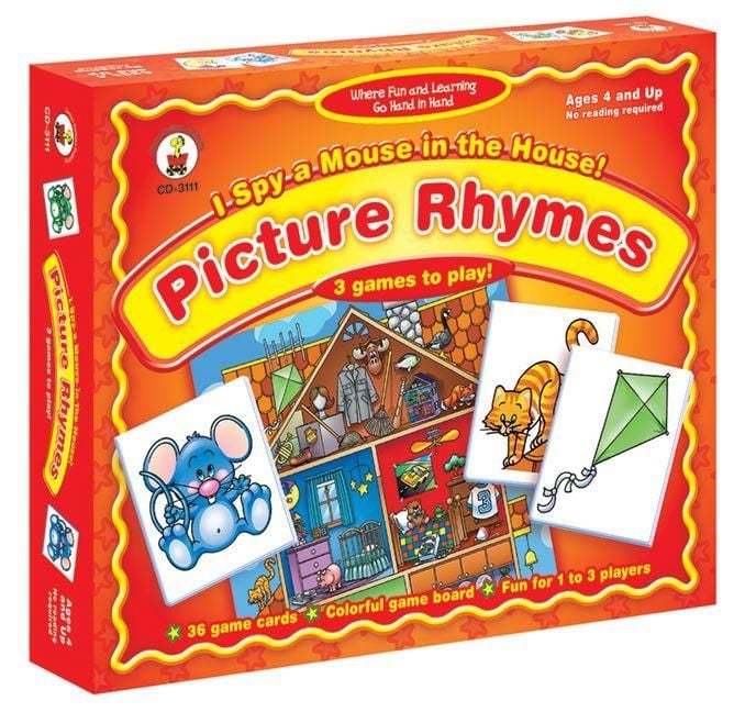 Produktbild: I Spy a Mouse in the House! Picture Rhymes Board Game