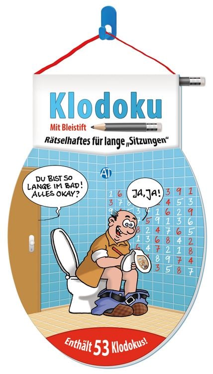 Produktbild: Tr&ouml;tsch Klodoku mit Bleistift Toilettenpapier Klopapier