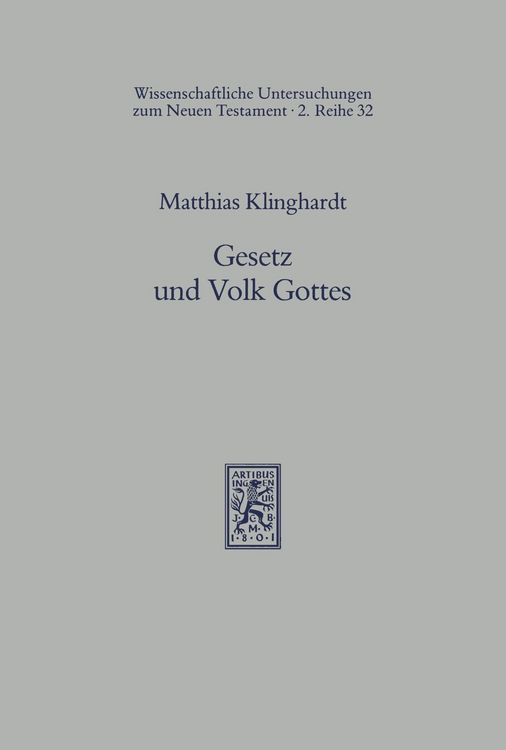 Produktbild: Gesetz und Volk Gottes