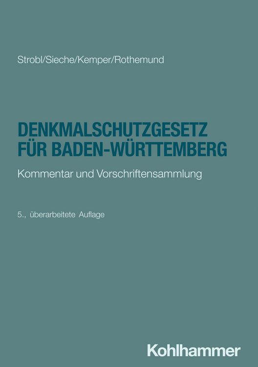Produktbild: Denkmalschutzgesetz f&uuml;r Baden-W&uuml;rttemberg