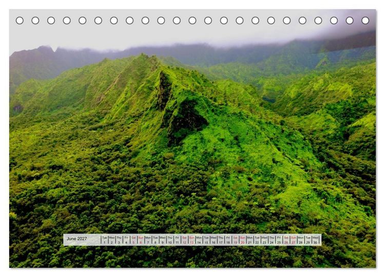 Produktbild: Aloha Spirit &ndash; The Magic of Hawaii (Desk Calendar 2027 DIN A5 landscape), CALVENDO 12 Month DeskCalendar