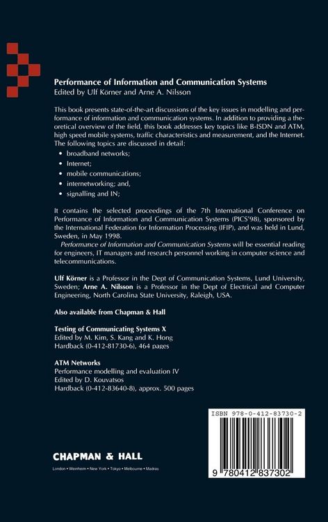 Produktbild: Performance of Information and Communication Systems