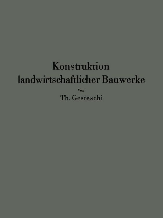 Produktbild: Konstruktion landwirtschaftlicher Bauwerke