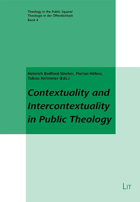 Produktbild: Contextuality and Intercontextuality in Public Theology