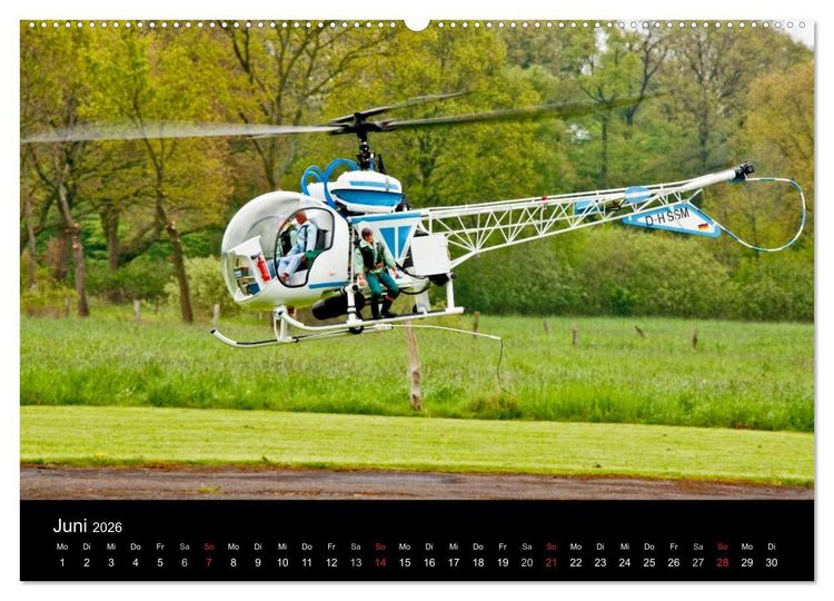 Produktbild: Modellhubschrauber (Wandkalender 2026 DIN A2 quer), CALVENDO Monatskalender