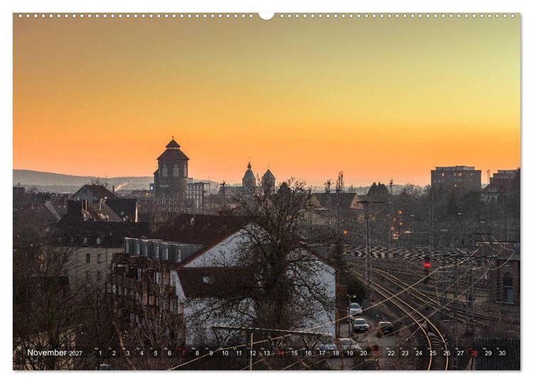 Produktbild: Osnabr&uuml;ck f&uuml;r Nachtschw&auml;rmer (hochwertiger Premium Wandkalender 2027 DIN A2 quer), Kunstdruck in Hochglanz