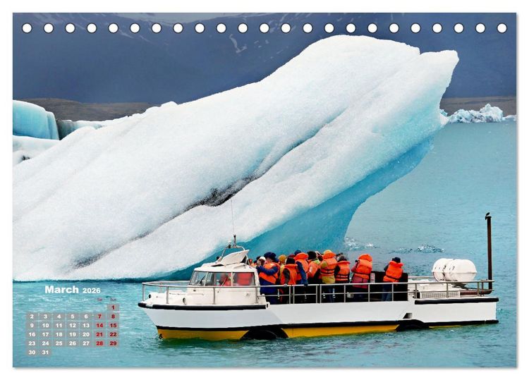 Produktbild: Natural Wonders, Fascinating Places in The World (Desk Calendar 2026 DIN A5 landscape), CALVENDO 12 Month DeskCalendar