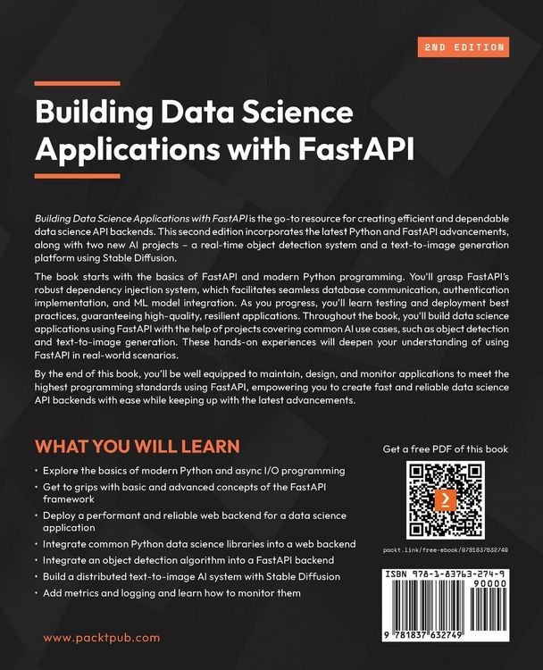 Produktbild: Building Data Science Applications with FastAPI - Second Edition