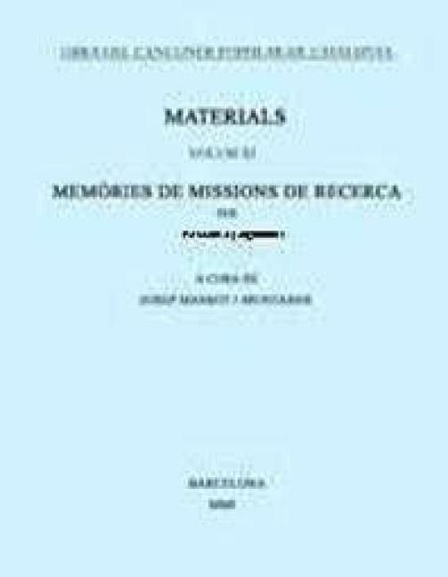 Produktbild: Mem&ograve;ria de missi&oacute; de recerca