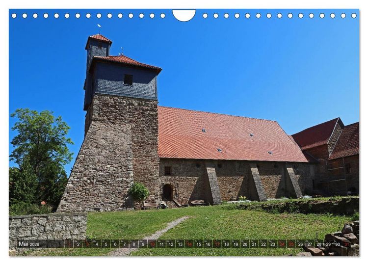 Produktbild: Stra&szlig;e der Romanik im Harz - eine Rundreise von Magdeburg in den Harz (Wandkalender 2026 DIN A4 quer), CALVENDO Monatskalender