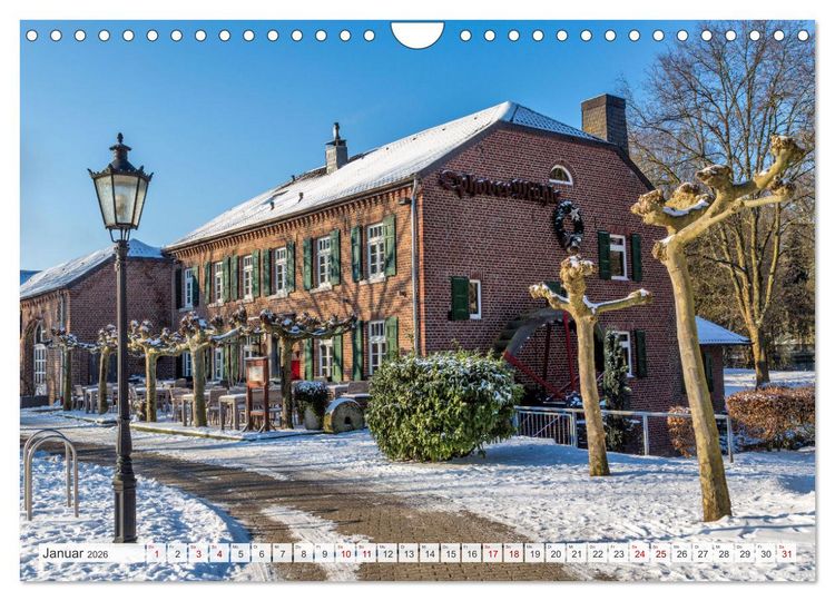 Produktbild: Romantisches Wegberg (Wandkalender 2026 DIN A4 quer), CALVENDO Monatskalender