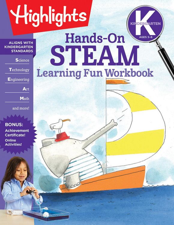 Produktbild: Kindergarten Hands-On Steam Learning Fun Workbook