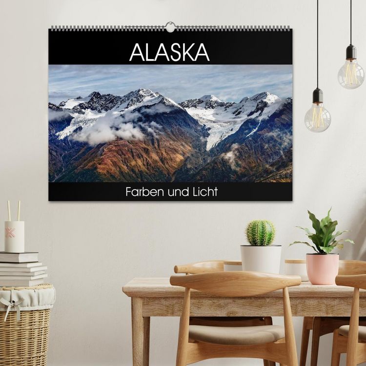 Produktbild: Alaska - Farben und Licht (Wandkalender 2026 DIN A2 quer), CALVENDO Monatskalender