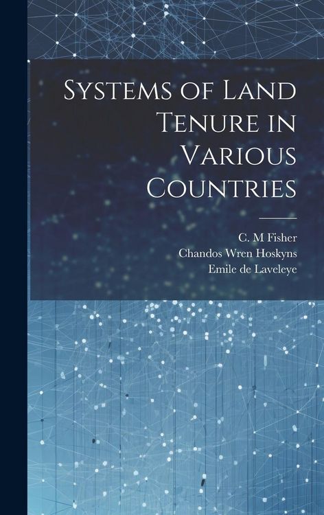 Produktbild: Systems of Land Tenure in Various Countries