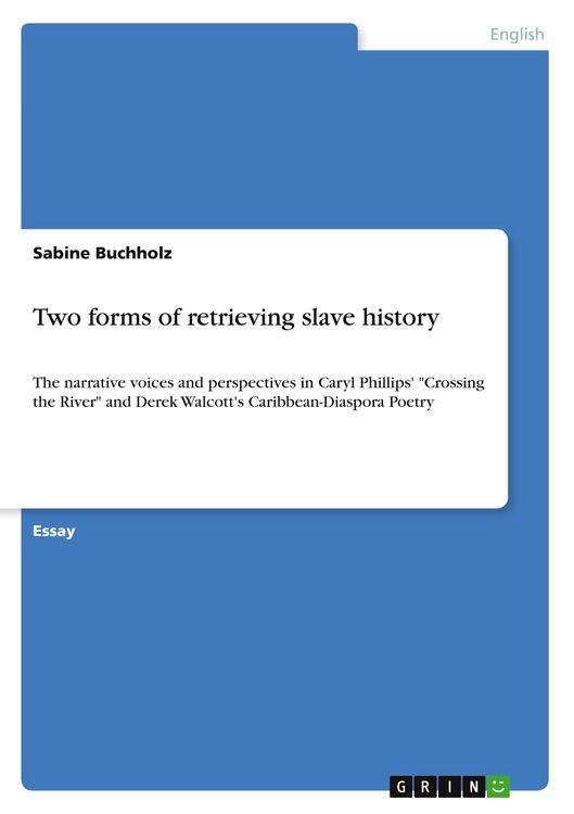 Produktbild: Two forms of retrieving slave history
