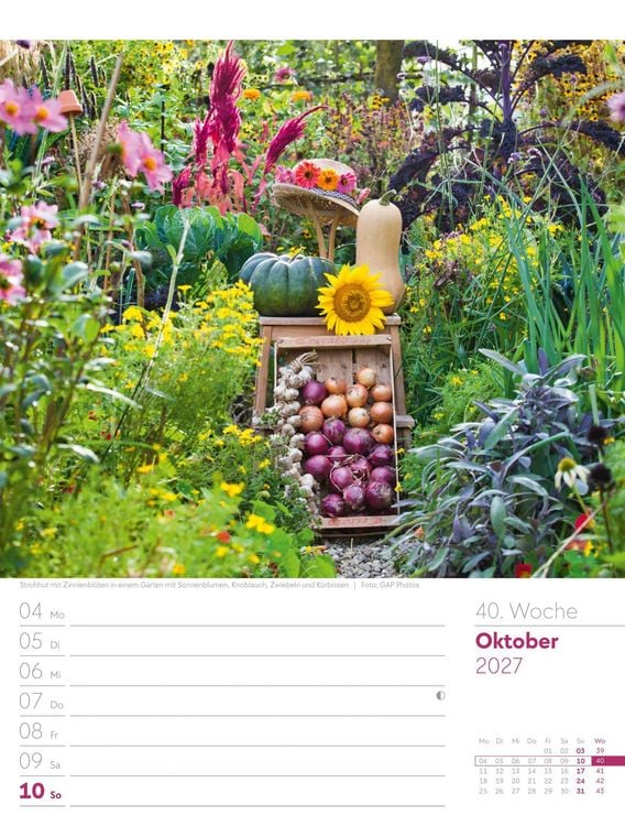 Produktbild: Gartengl&uuml;ck Wochenplaner Kalender 2027