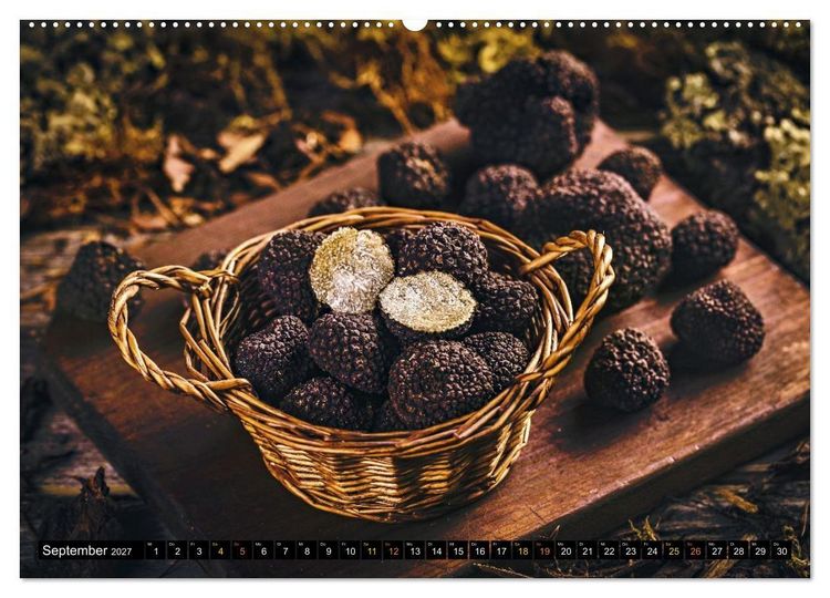 Produktbild: Tr&uuml;ffel - schwarzes Gold (hochwertiger Premium Wandkalender 2027 DIN A2 quer), Kunstdruck in Hochglanz