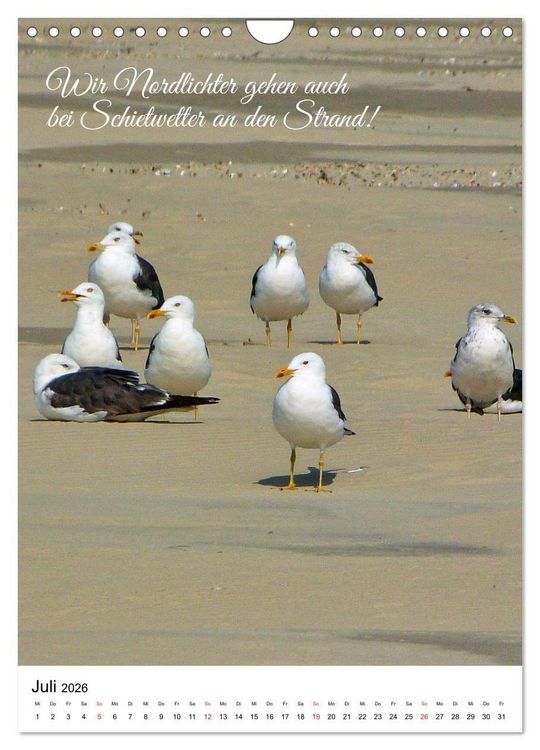 Produktbild: Facettenreiches Borkum (Wandkalender 2026 DIN A4 hoch), CALVENDO Monatskalender