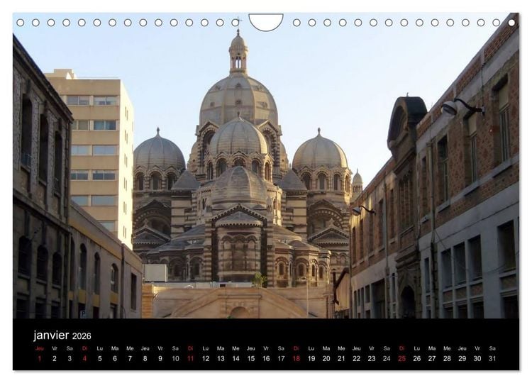 Produktbild: MARSEILLE (Calendrier mural 2026 DIN A4 vertical), CALVENDO calendrier mensuel