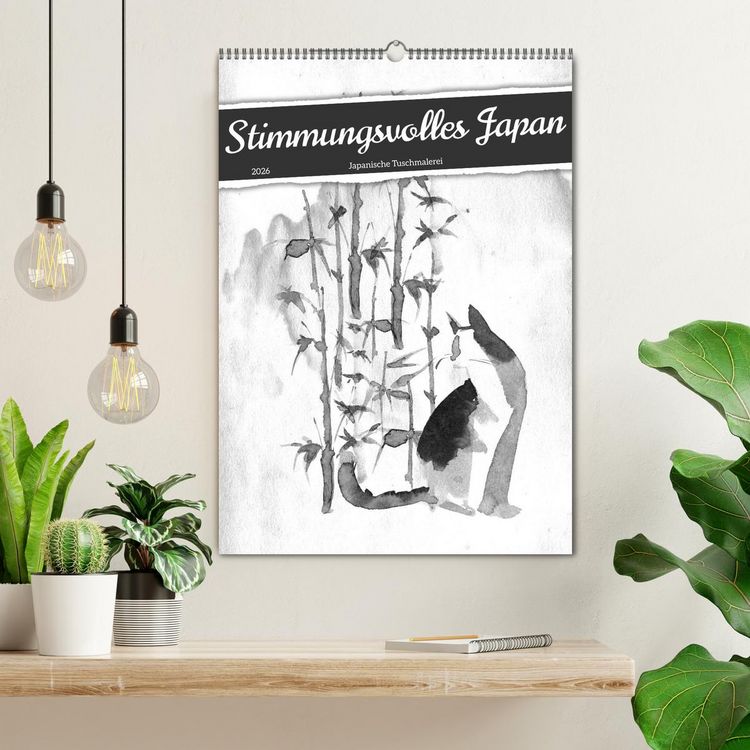Produktbild: Stimmungsvolles Japan (Wandkalender 2026 DIN A2 hoch), CALVENDO Monatskalender