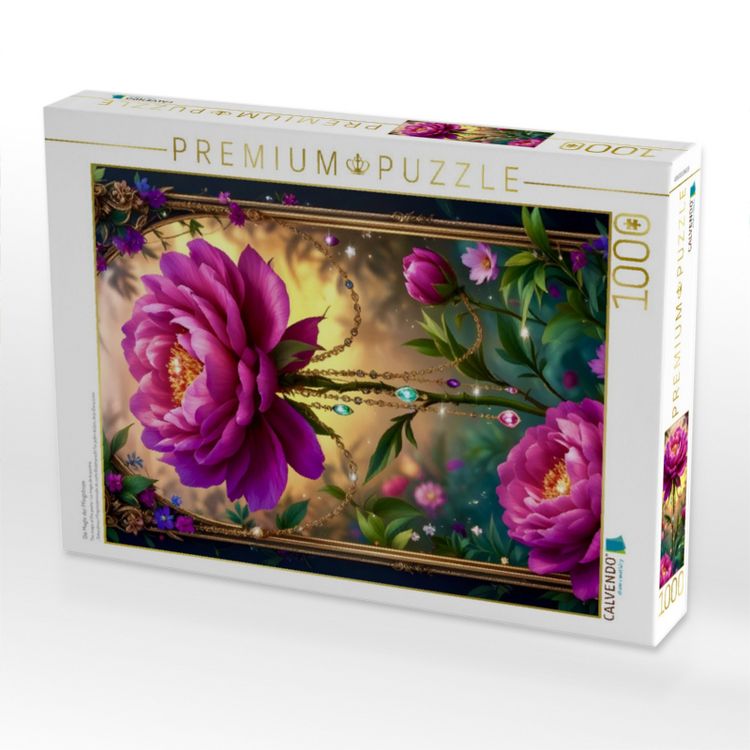 Produktbild: CALVENDO Puzzle Die Magie der Pfingstrose | 1000 Teile Lege-Gr&ouml;&szlig;e 64x48cm Foto-Puzzle f&uuml;r gl&uuml;ckliche Stunden