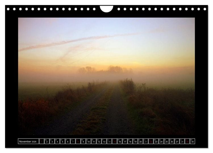 Produktbild: Lichtlandschaft Worpswede (Wandkalender 2026 DIN A4 quer), CALVENDO Monatskalender