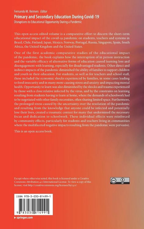 Produktbild: Primary and Secondary Education During Covid-19