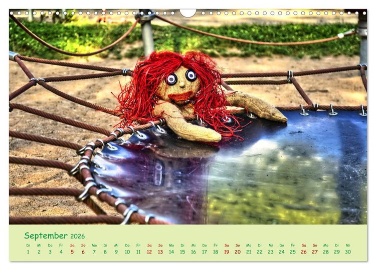 Produktbild: Mein Name ist Jute, wir sind auf dem Spielplatz (Wandkalender 2026 DIN A3 quer), CALVENDO Monatskalender